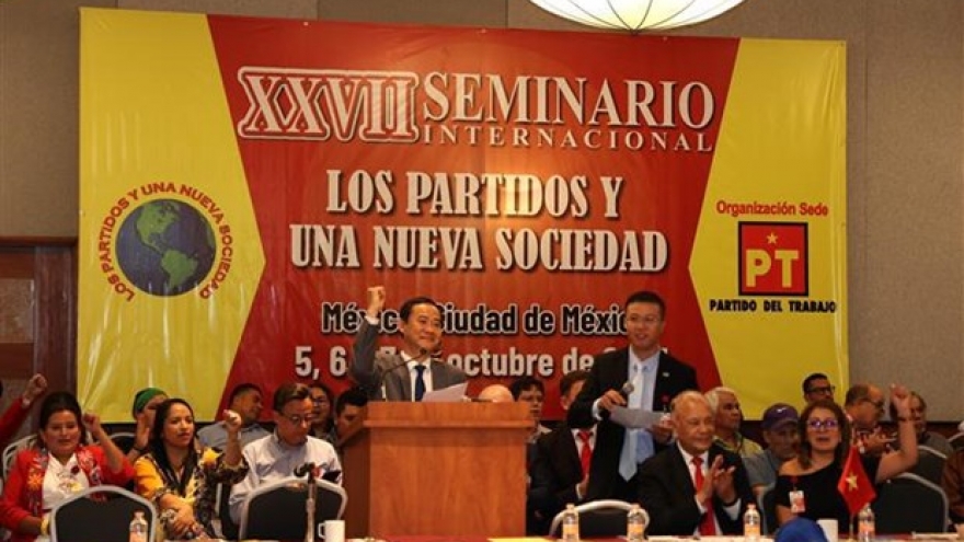 CPV delegation attends int’l conference on political parties in Mexico